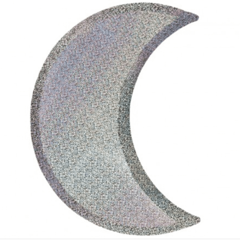 Popierinės lėkštutės SILVER SPARKLE MOON