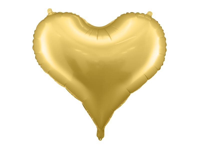 Folinis balionas GOLD HEART,  75x64,5cm