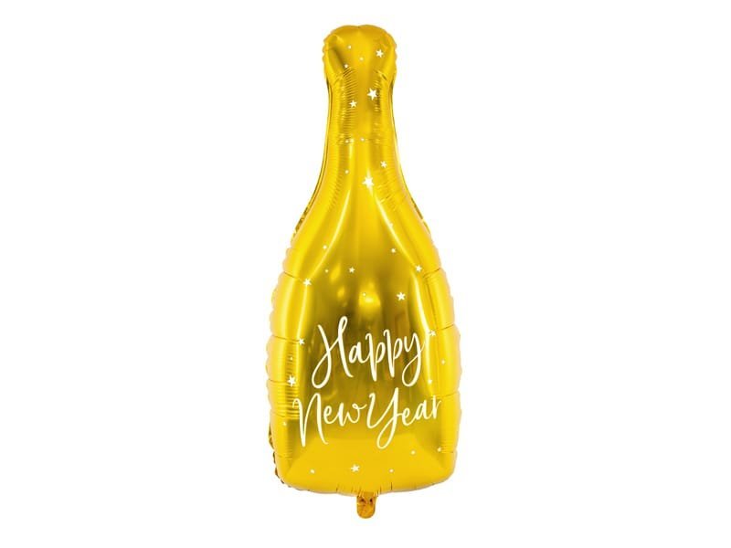 Folinis balionas BOTTLE HAPPY NEW YEAR, 32x82cm
