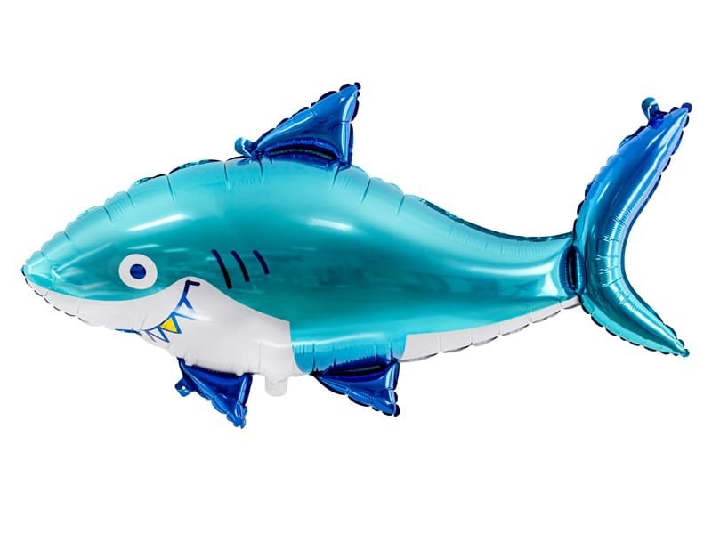 Folinis balionas SHARK,  102x62cm