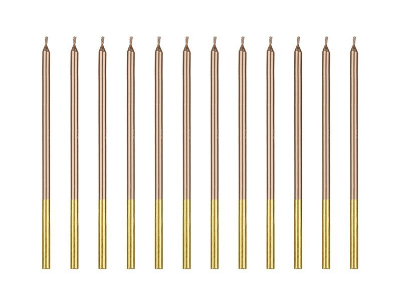 Gimtadienio žvakutės ROSE GOLD