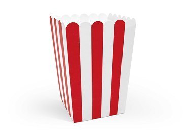 Dėžutės spragėsiams RED/WHITE