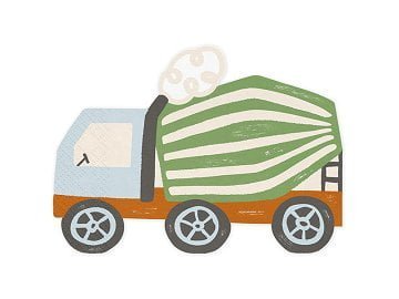 Popierinės servetėlės Sunkvežemis