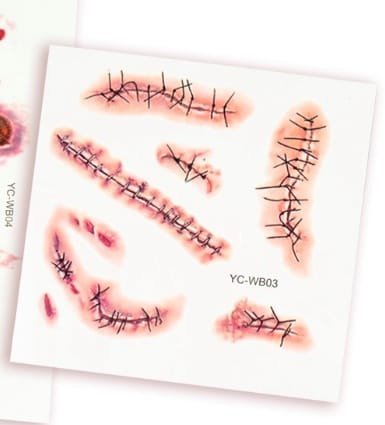 Laikinos tatuiruotės WOUNDS