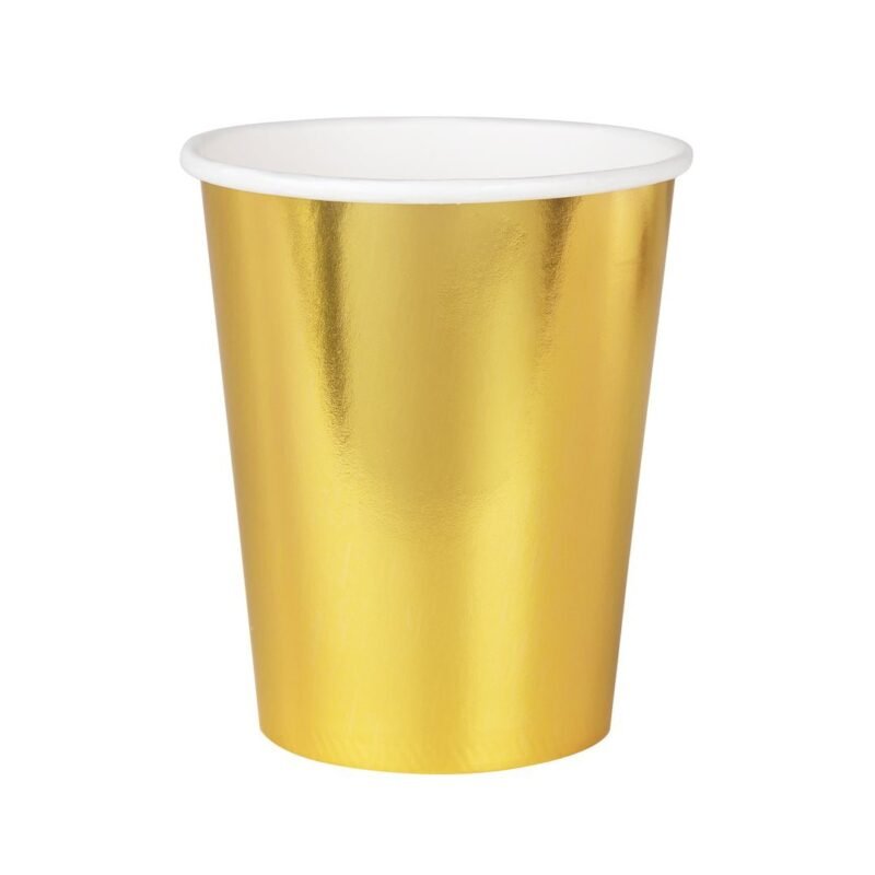 Popieriniai puodeliai GOLD