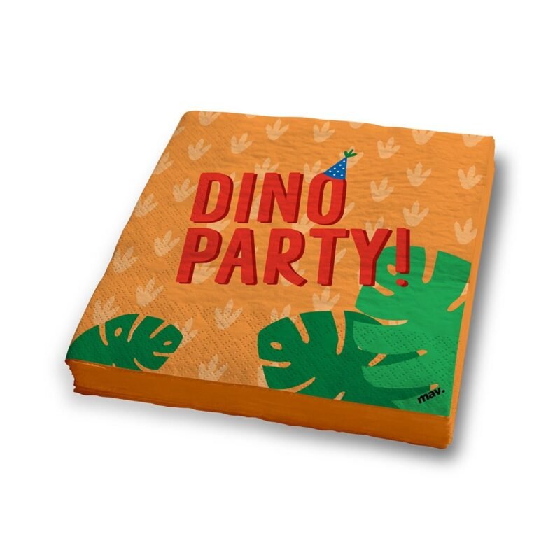 Popierinės servetėlės Dino Party