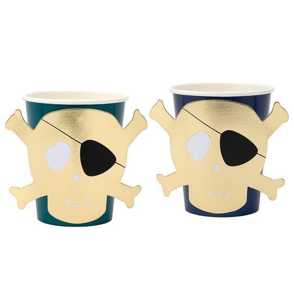 Popieriniai puodeliai PIRATES