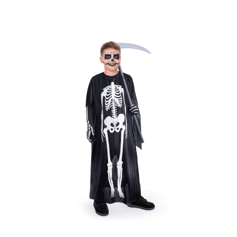 Vaikiškas kostiumas SKELETON PONCHO 110cm