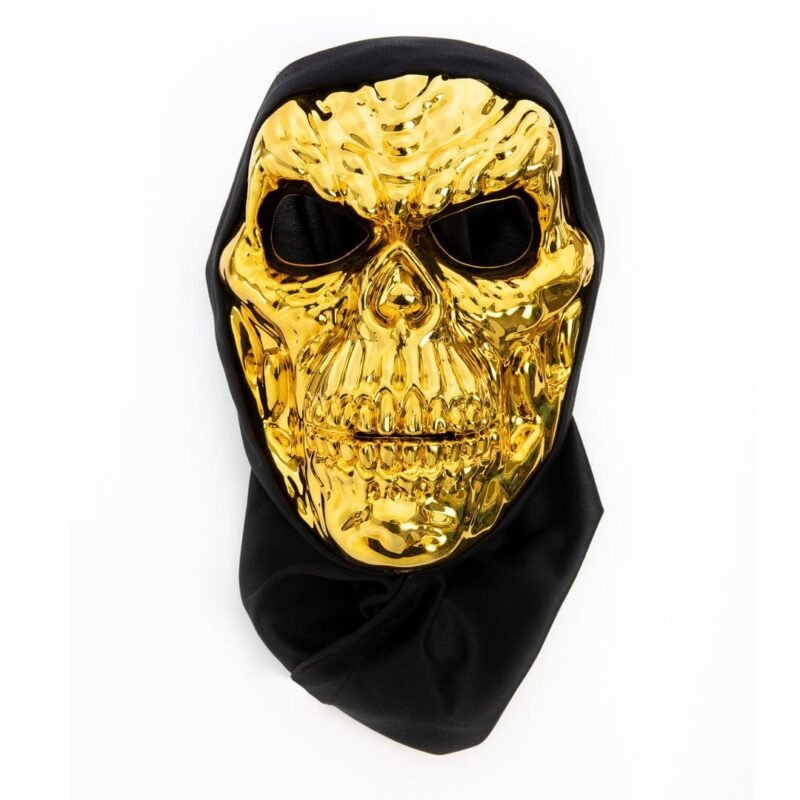 Veido kaukė SKULL GOLD