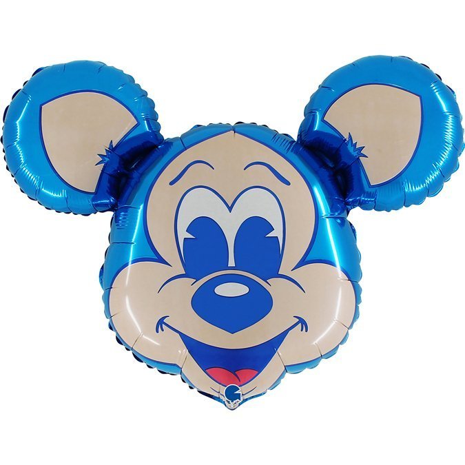 Folinis balionas MOUSE BLUE MATCHO