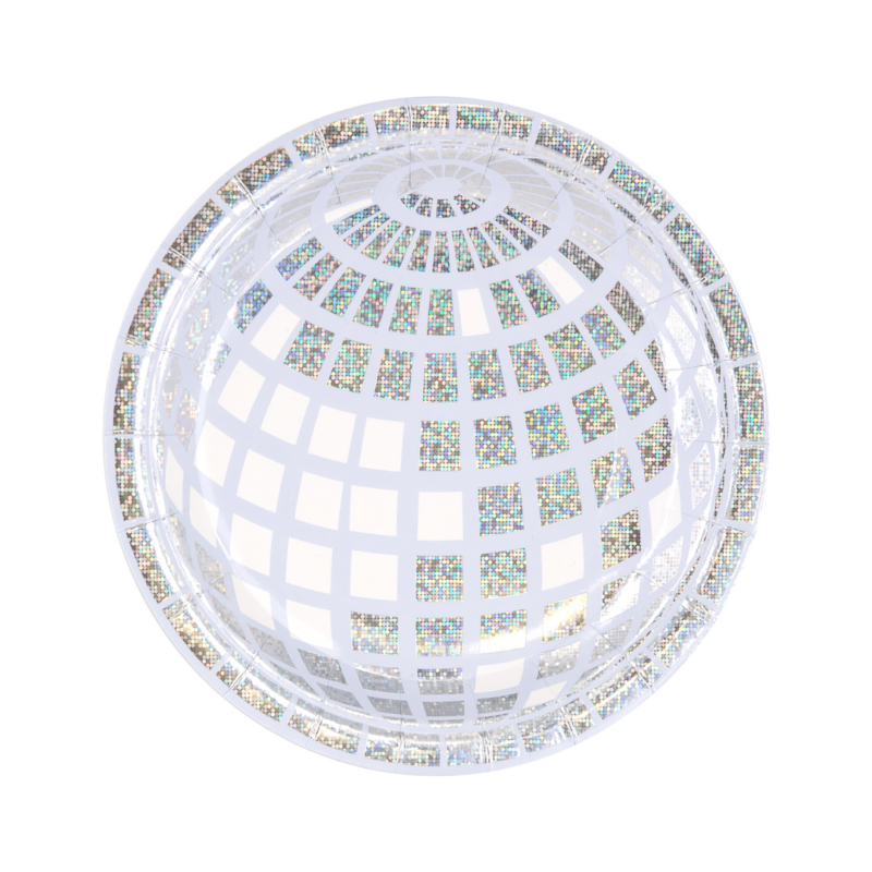 Popierinės lėkštutės DISCO BALL