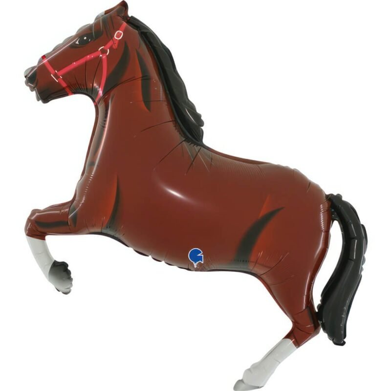 Folinis balionas HORSE DK BROWN