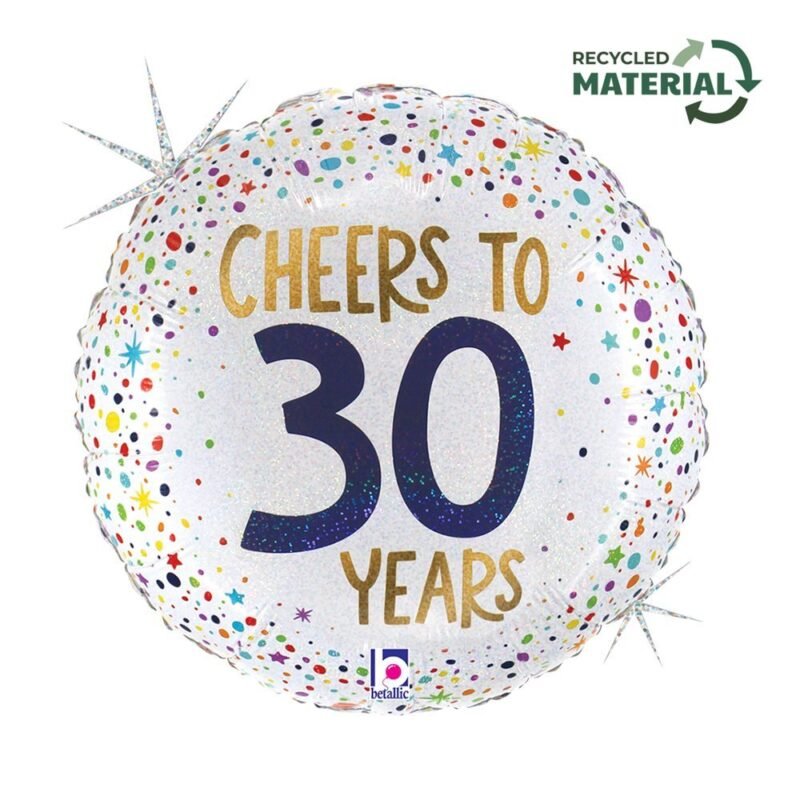 Folinis balionas CHEERS TO 30 YEARS