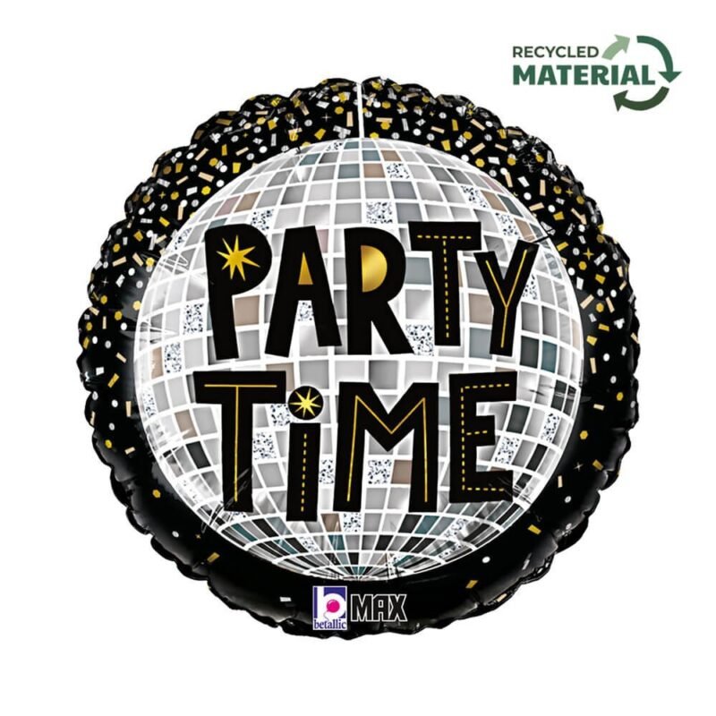 Folinis balionas R18 PARTY TIME DISCO
