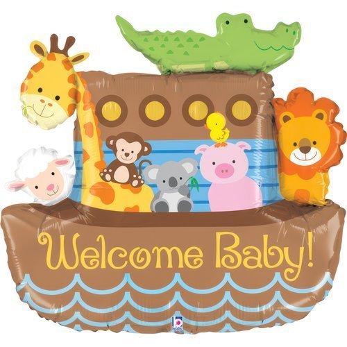 Folinis balionas NOAH'S ARK WELCOME BABY