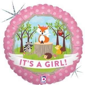 Folinis balionas WOODLAND BABY GIRL