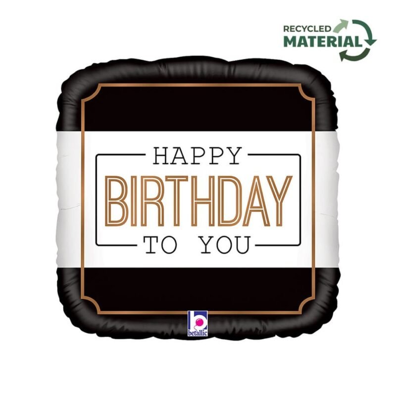 Folinis balionas SR18 CLASSIC BIRTHDAY