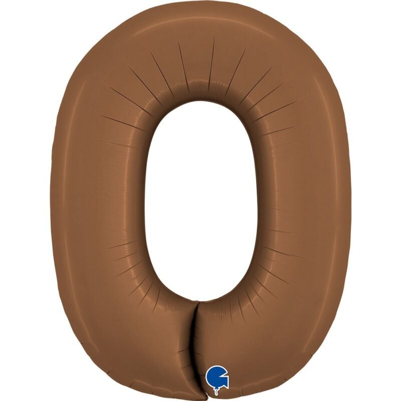 Folinis balionas 0 SATIN CHOCOLATE, 102cm.