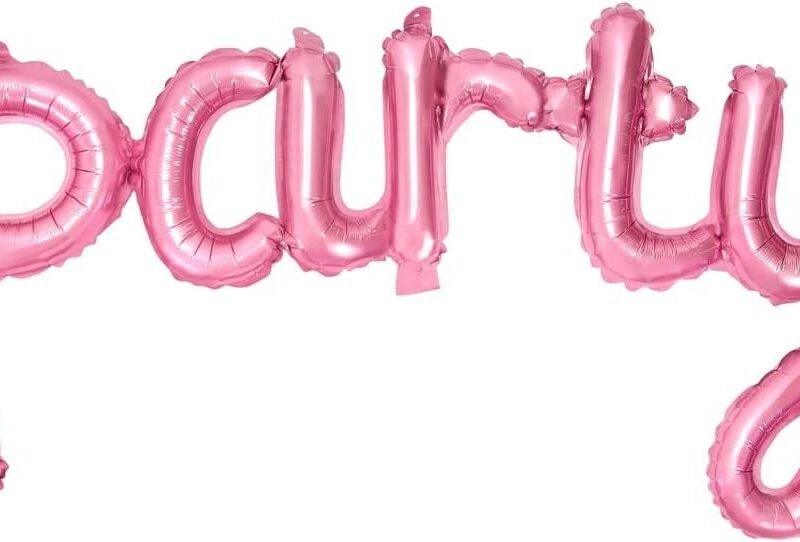 Folinis balionas PARTY PINK