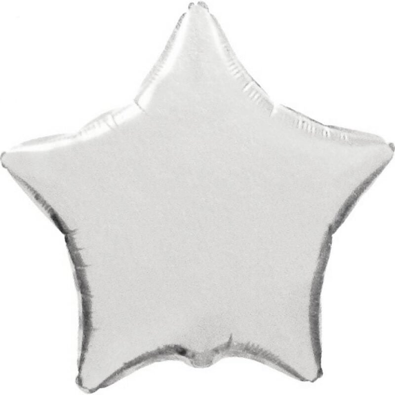 Folinis balionas STAR SILVER nepakuotas