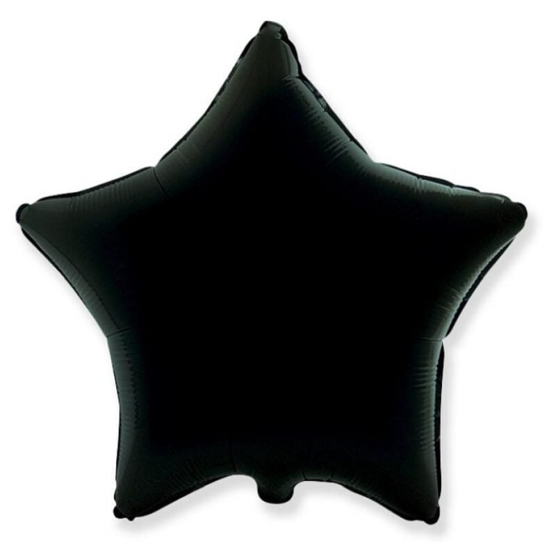 Folinis balionas STAR BLACK nepakuotas