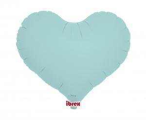 Folinis balionas JELLY HEART PASTEL BLUE