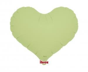 Folinis balionas JELLY HEART PASTEL GREEN