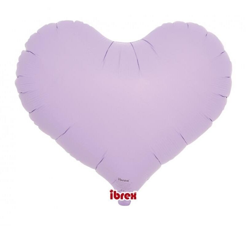Folinis balionas JELLY HEART PASTEL LAVENDER