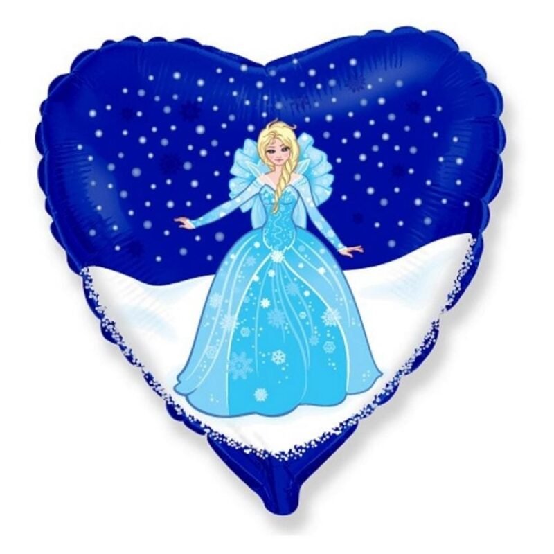 Folinis balionas SNOW LAND PRINCESS BLONDE nepakuotas