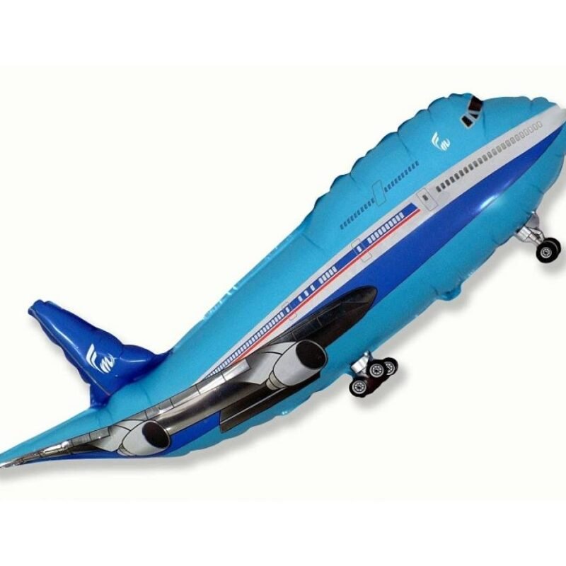 Folinis balionas AIRPLANE BLUE nepakuotas