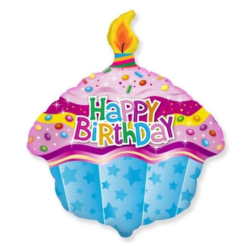 Folinis balionas  MUFFIN nepakuotas