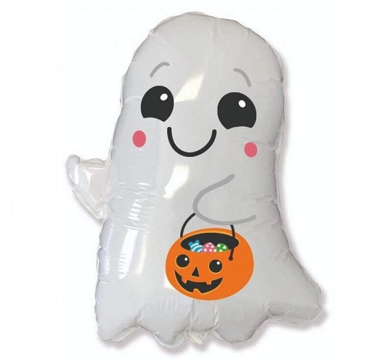 Folinis balionas  GHOST WITH A BUCKET nepakuotas