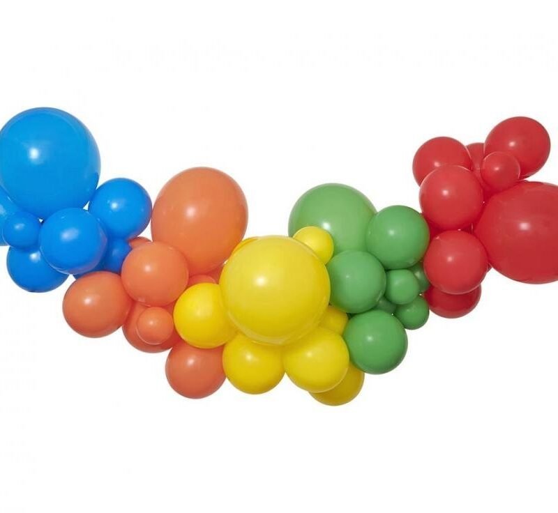 DIY balionų rinkinys RAINBOW