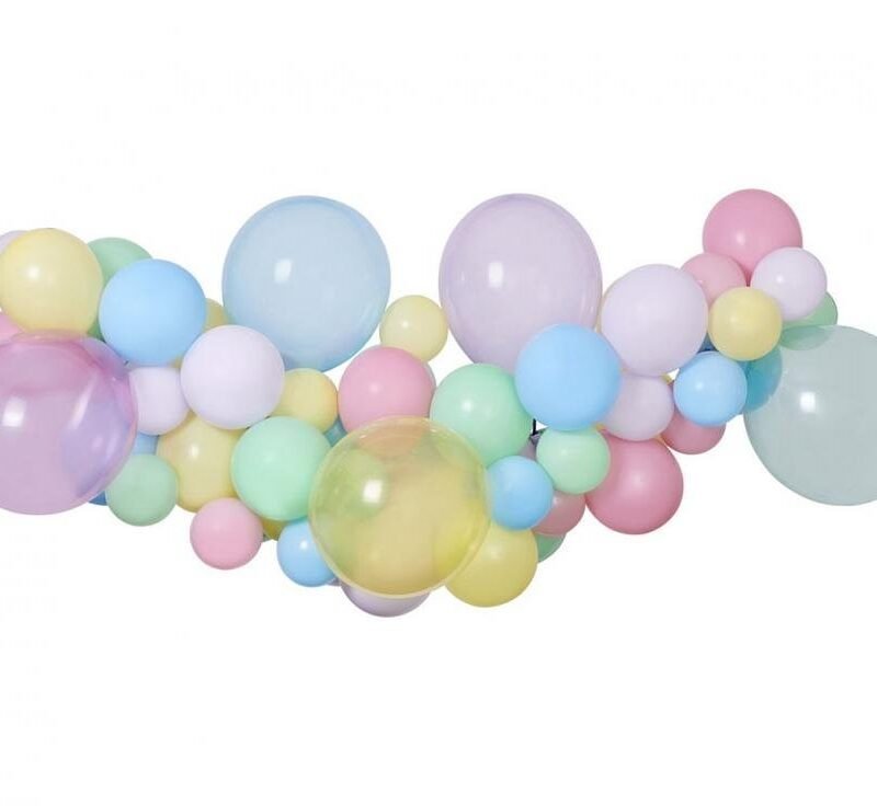 DIY balionų rinkinys PASTEL