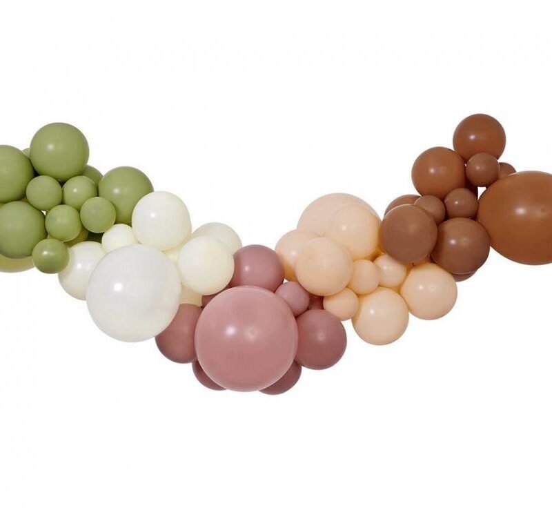 DIY balionų rinkinys BOHO