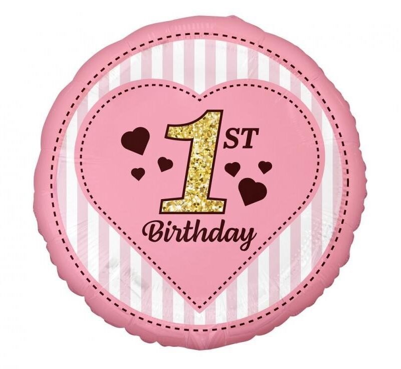 Folinis balionas 1ST BIRTHDAY