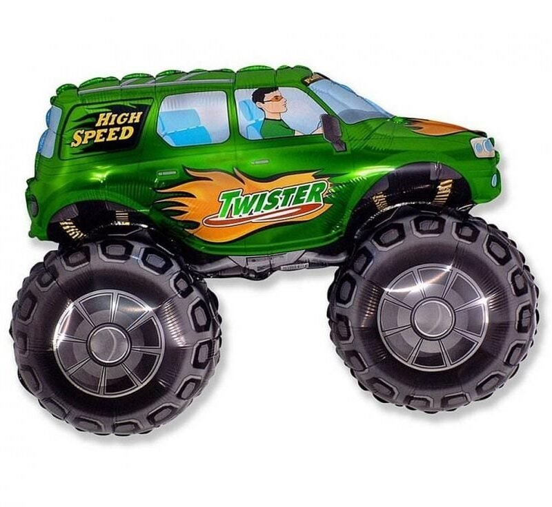 Folinis balionas TWISTER CAR GREEN