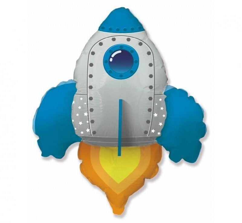 Folinis balionas ROCKET BLUE