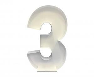 Stovas balionų skaičius 3