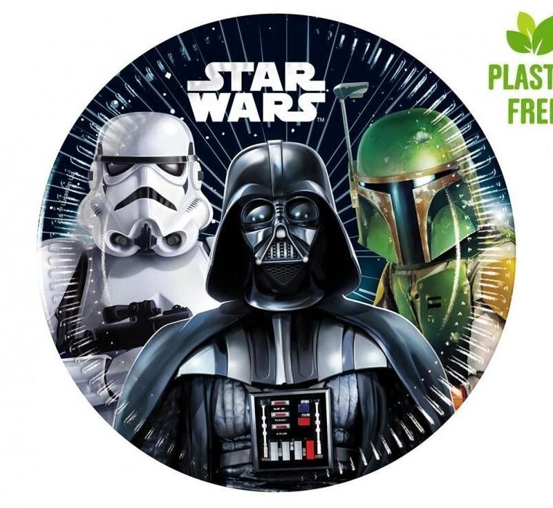 Popierinės lėkštutės STAR WARS GALAXY