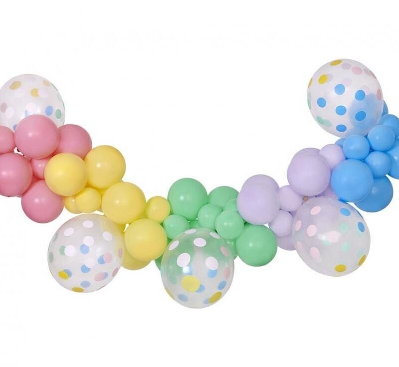 DIY balionų rinkinys MACARON