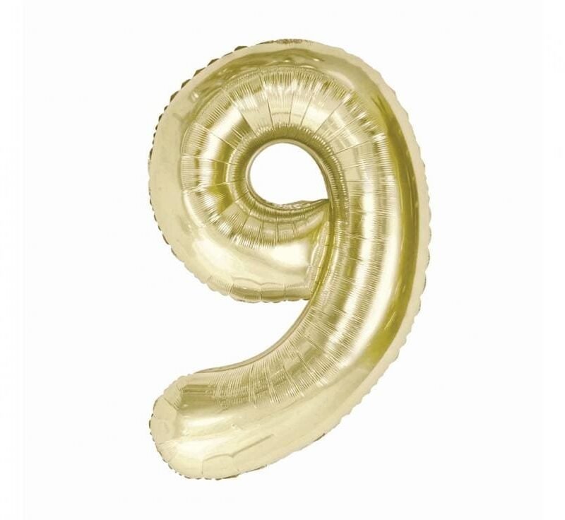 Folinis balionas 9 CHAMPAGNE, 85cm.