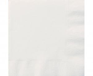 Popierinės servetėlės WHITE