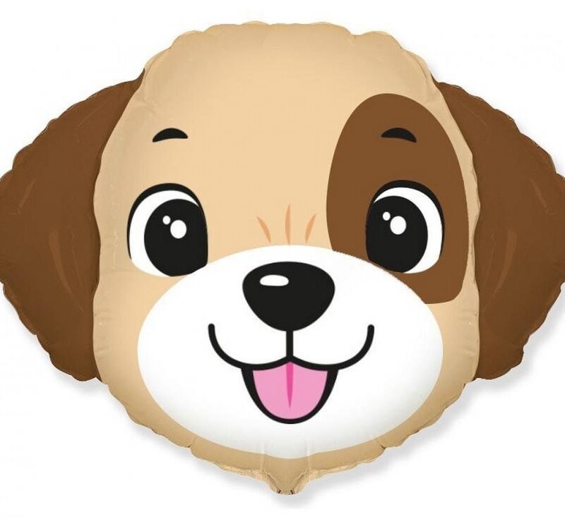 Folinis balionas  DOG HEAD nepakuotas