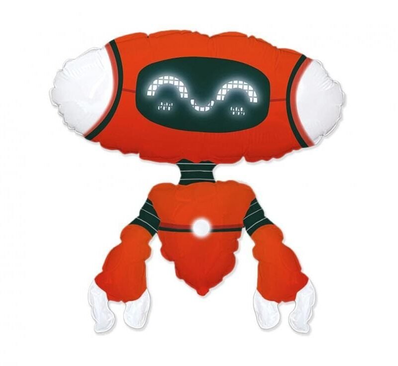 Folinis balionas ROBOT RED