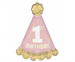 Folinis balionas LITTLE MISS WONDERFUL 1ST BDAY