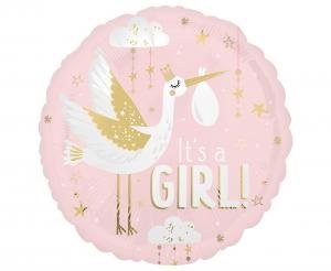 Folinis balionas SPECIAL DELIVERY BABY GIRL