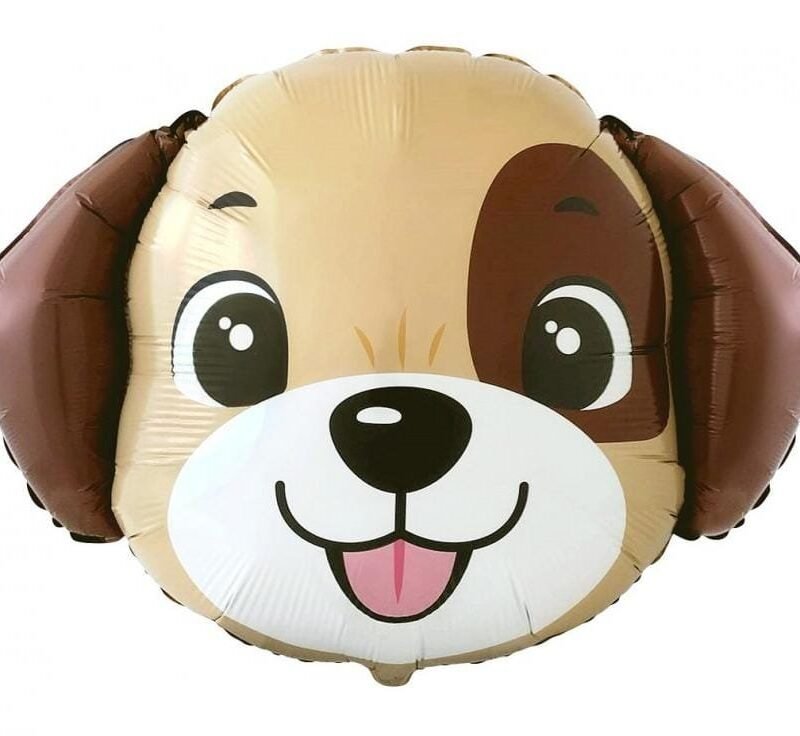 Folinis balionas DOG HEAD 55X80 CM