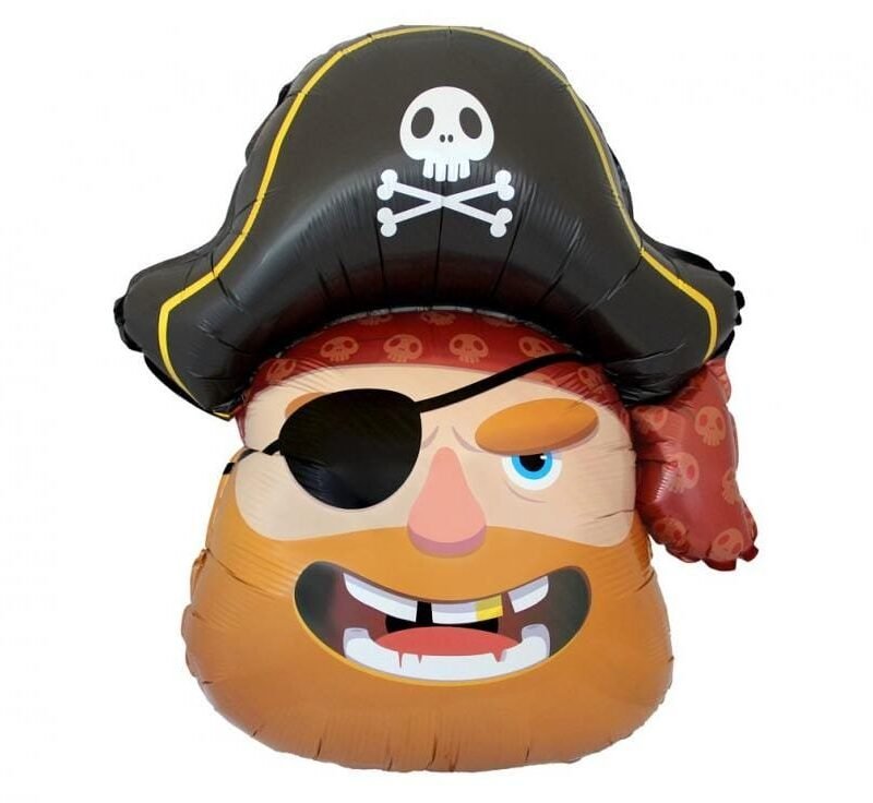 Folinis balionas PIRATE HEAD 86X66CM