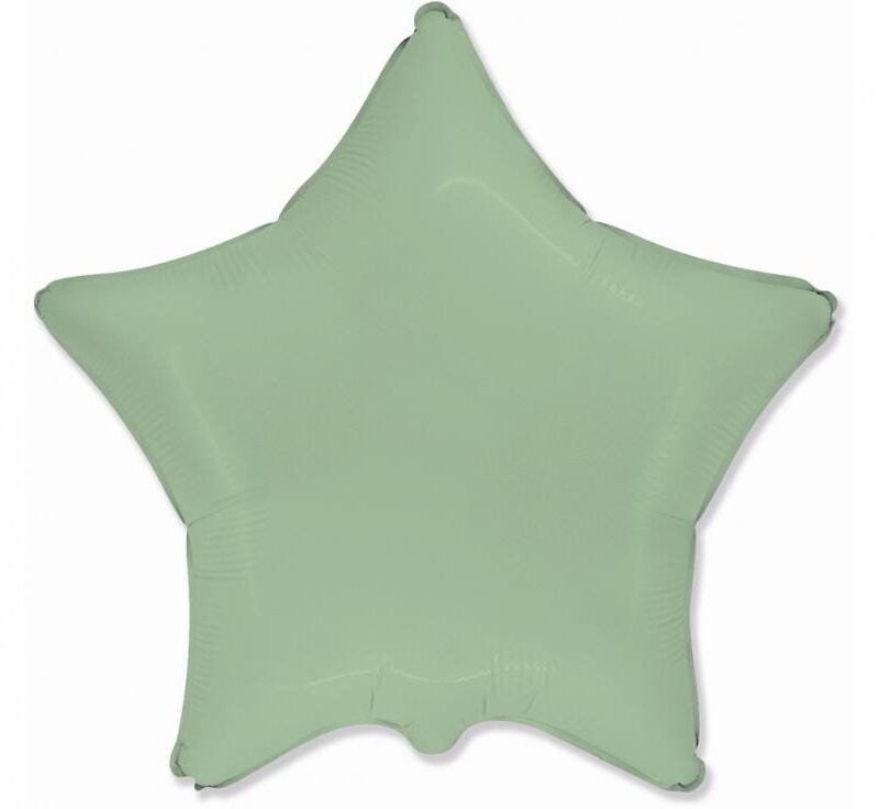 Folinis balionas STAR MATTE MINT nepakuotas